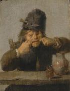 Adriaen Brouwer Youth Making a Face
